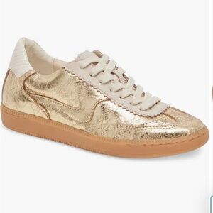 Dolce Vita Metallic Gold notice Sneakers